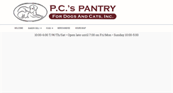 Desktop Screenshot of pcspantry.com