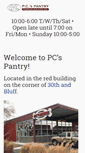 Mobile Screenshot of pcspantry.com