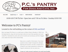 Tablet Screenshot of pcspantry.com